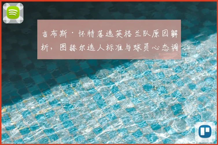 吉布斯·怀特落选英格兰队原因解析,图赫尔选人标准与球员心态调整指南